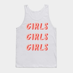 girls girls girls feminist Tank Top